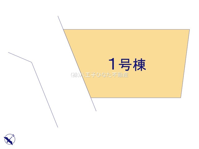 『八王子市新築戸建て』八王子市犬目町217-3【仲介手数料無料】の区画図|～仲介手数料無料☆八王子ひなた不動産～八王子市犬目町　新築戸建て