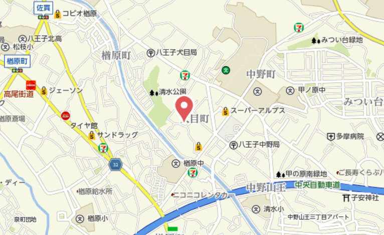 祝　成約済み　八王子市　犬目町　新築戸建ての地図|～仲介手数料無料☆八王子ひなた不動産～八王子市犬目町　新築戸建て