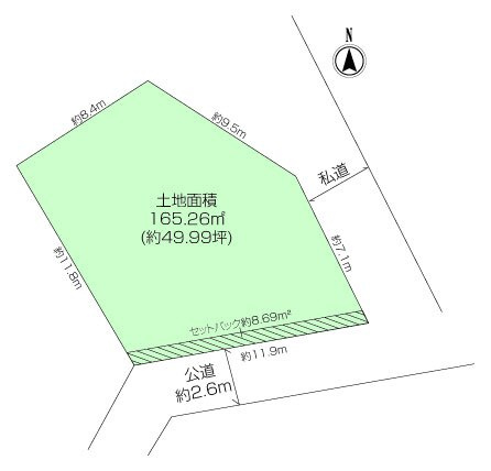 六角橋6丁目売地　／　建築条件無しの画像