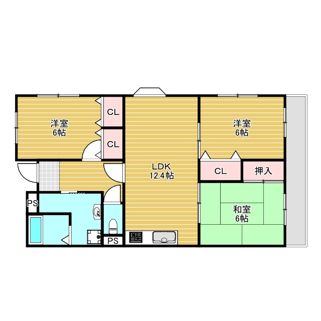 ガーデンハイツⅡの間取り