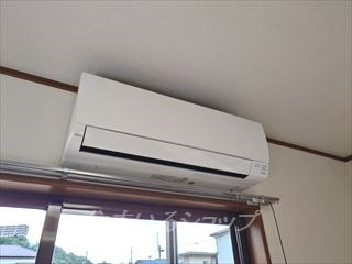 広島市安佐北区深川１丁目のテラスの設備|リビングのエアコン