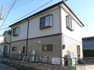 広島市安佐北区深川１丁目のテラスの外観|出窓３ヶ所あり