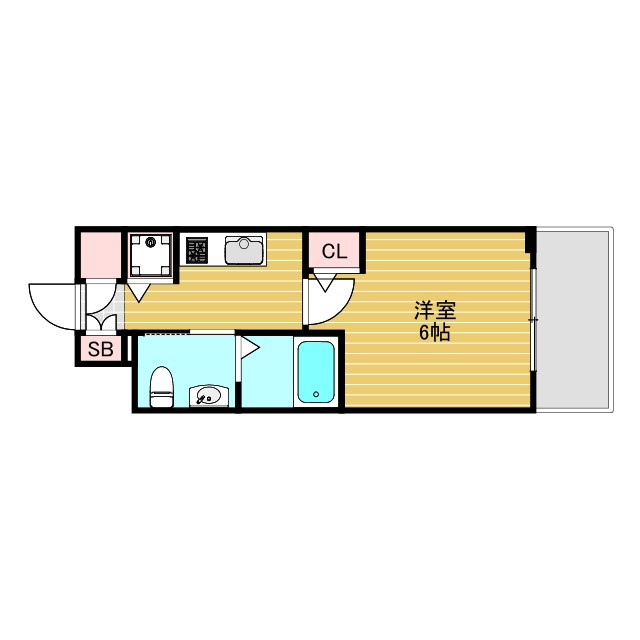 エスリード新大阪NORTHの間取り