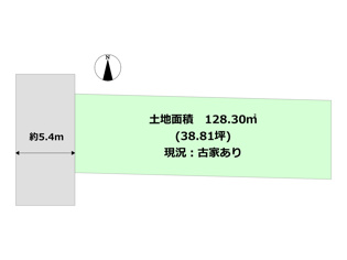 尼崎市大庄西町2丁目売り土地の間取り