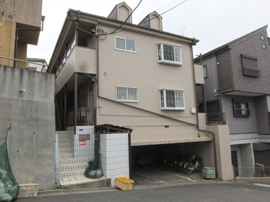 朝霞市溝沼６丁目のアパートの外観パース