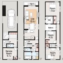  | 【名古屋市南区観音町3丁目45新築戸建1号棟】✨️仲介手数料無料✨️道徳小学校・大江中学校