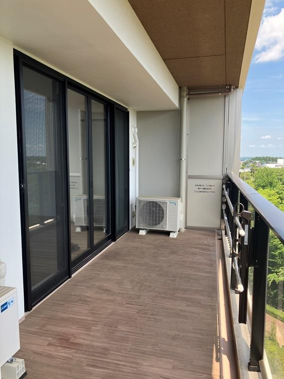 つくばグランヴィラ　ブリーズヴィラのバルコニー