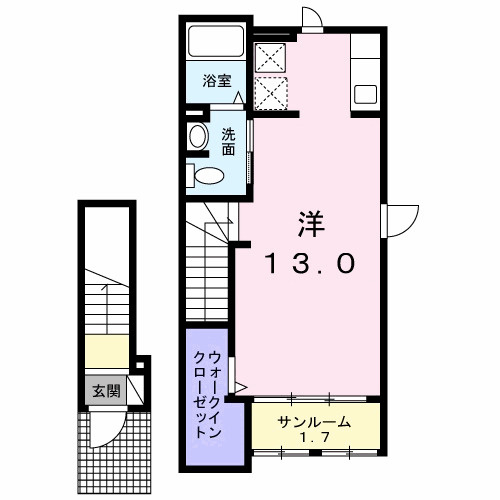 ＡＳＨＡＤＥの間取り