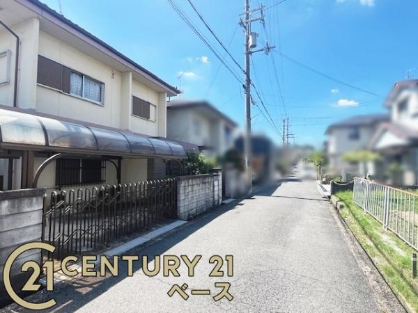 生駒郡三郷町三室２丁目　土地の前面道路含む現地写真|■現地撮影写真■落ち着いた雰囲気の閑静な住宅地内です！