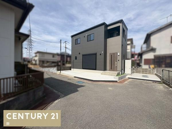 和歌山市鳴神　新築戸建の前面道路含む現地写真