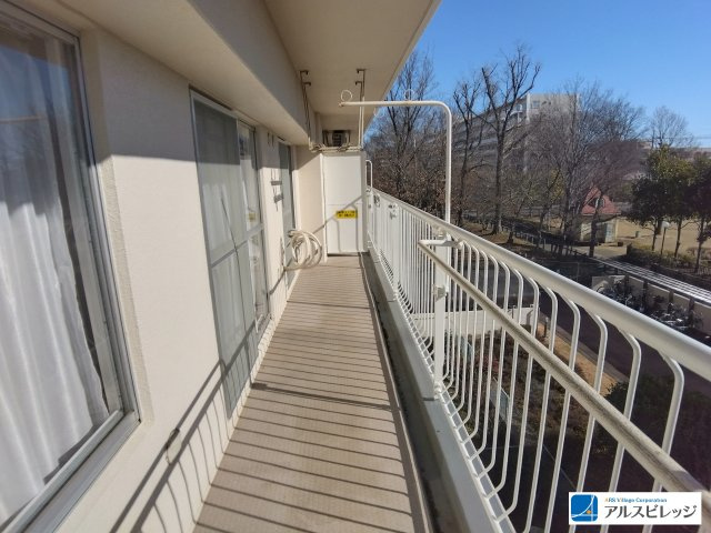 みよしみずほ台サンライトマンションDのバルコニー