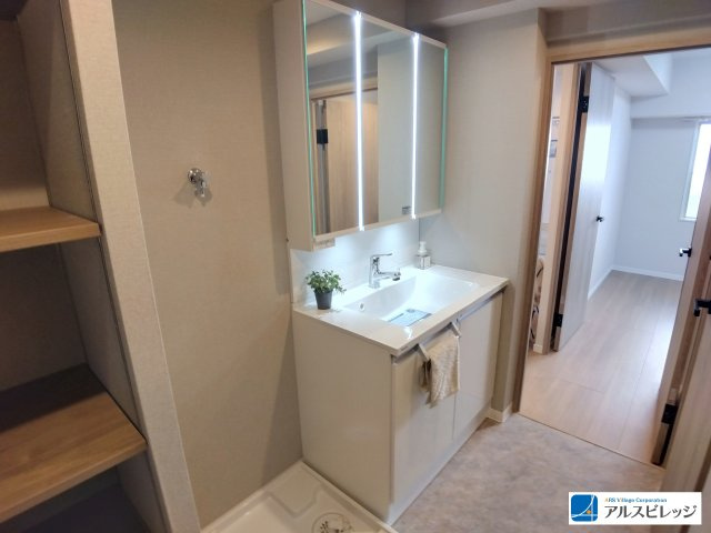 みよしみずほ台サンライトマンションDの独立洗面台