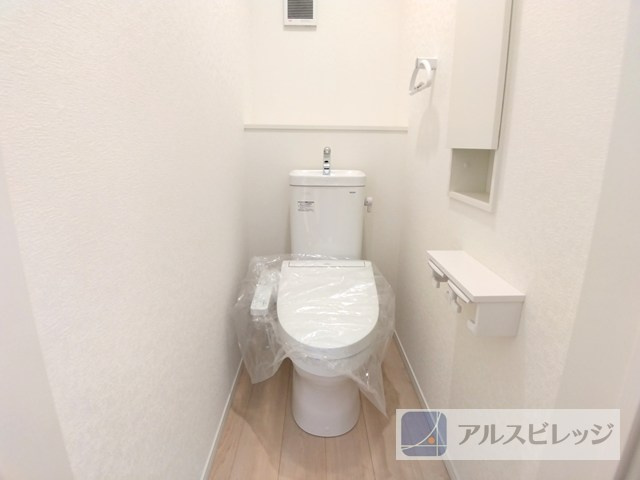 新築/清瀬市中里第24のトイレ|収納が嬉しいトイレ