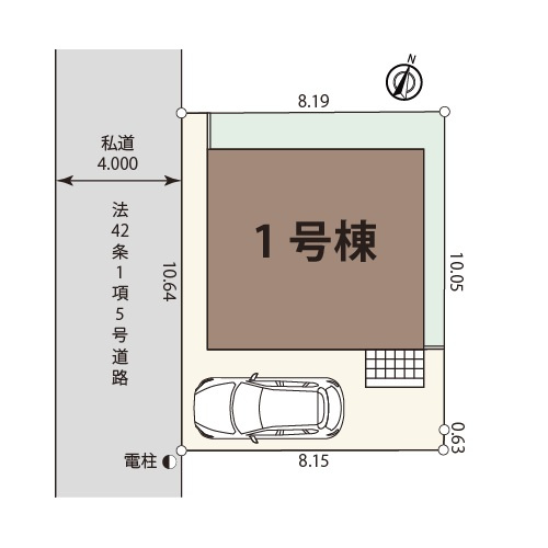 新築/清瀬市中里第24の区画図|カースペースございます