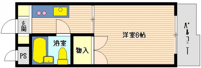 サザンハイツの間取り
