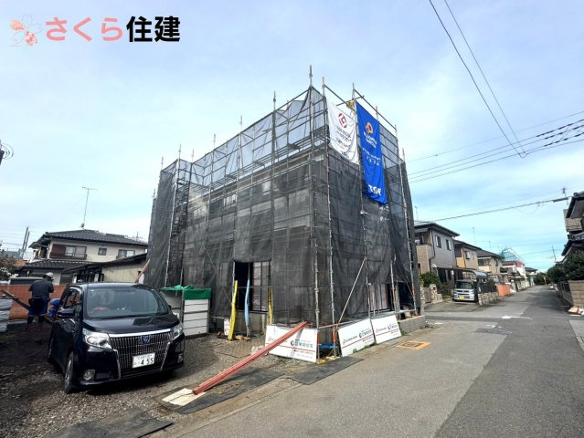 宇都宮市茂原町　１号棟の外観|１号棟　只今建設中！！太陽光発電システム付き住宅♪