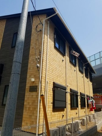 川崎市多摩区宿河原６丁目のアパートの外観