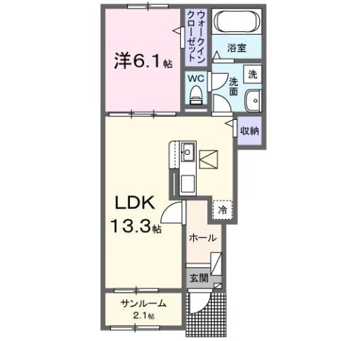 カミーノ　オタンタトレ　Ⅰの間取り
