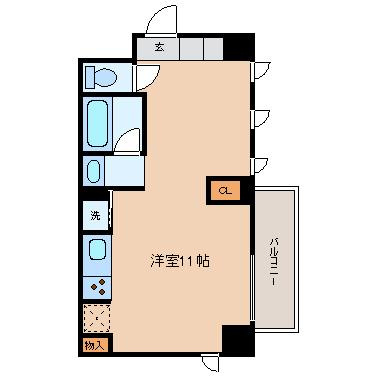 【間取り】 | アルタヴィラ北堀江