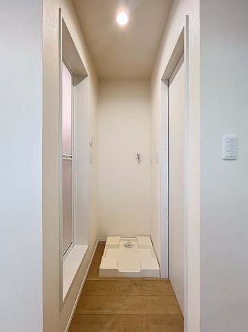 朋久レジデンスの洗面所