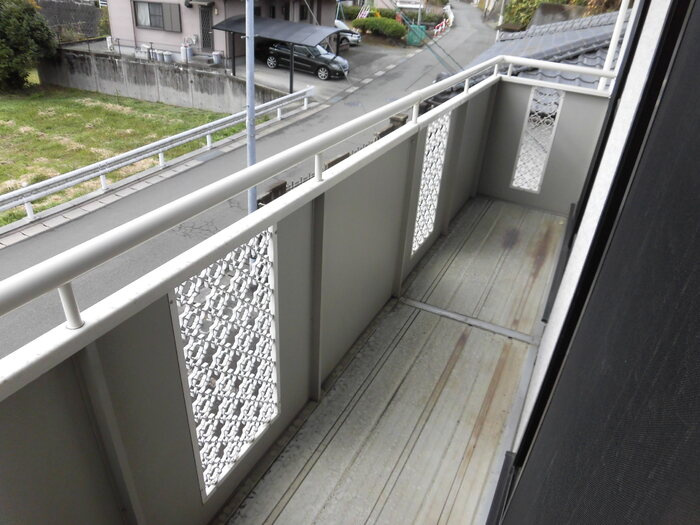 シャルマン室のバルコニー