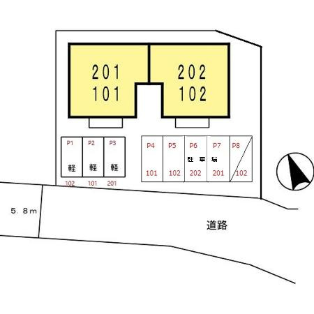 シャルマン室の区画図