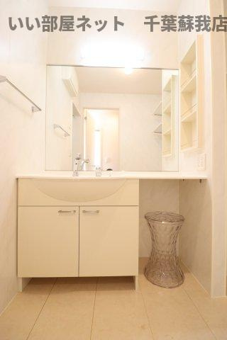 リヴェールの洗面所|スペースが確保できる洗面所です