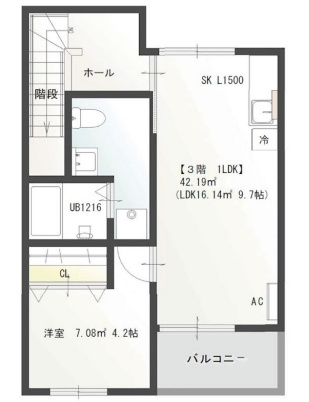 Prive広の間取り