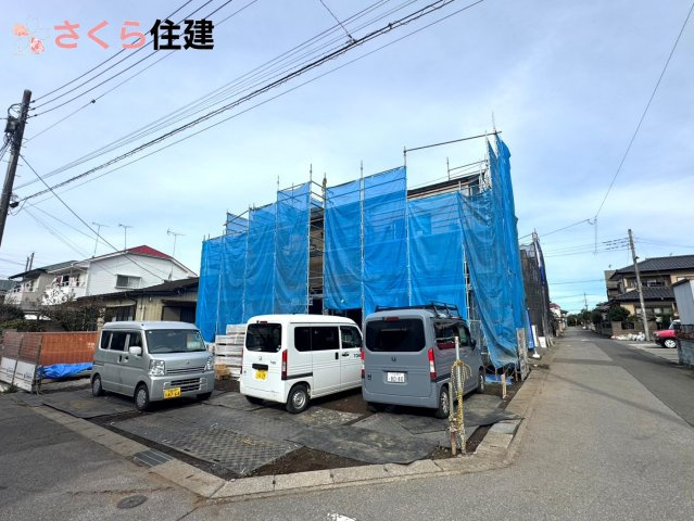 宇都宮市茂原町　２号棟の外観|２号棟　只今建設中！！太陽光発電システム付き住宅♪