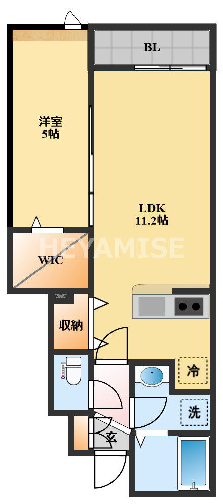 Prezia栄田の間取り