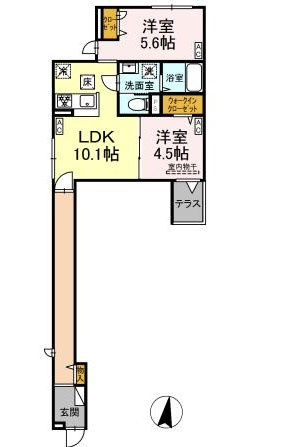 グラナーデ興宮町の間取り