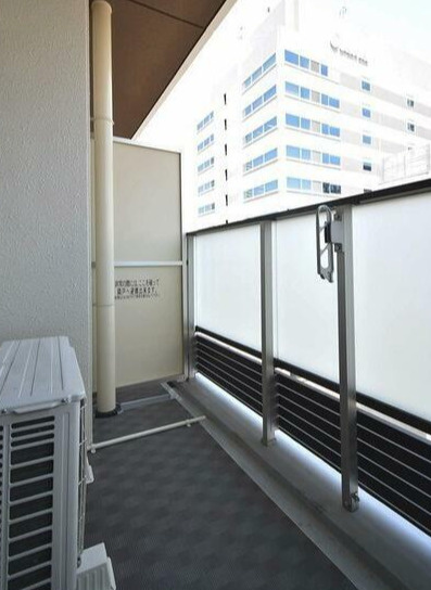 スプランディッド淀屋橋DUEのバルコニー