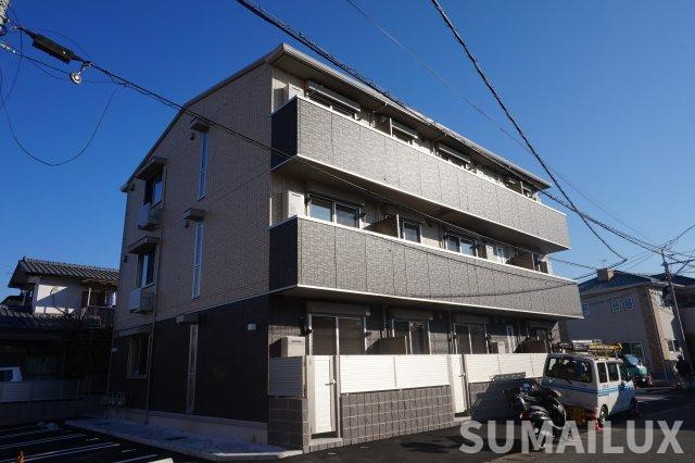 熊本市東区江津１丁目のアパートの外観