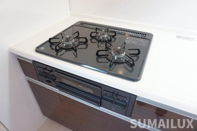 熊本市東区江津１丁目のアパートのキッチン