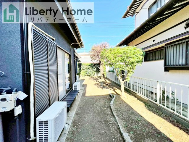 牛久市猪子町　中古戸建の庭