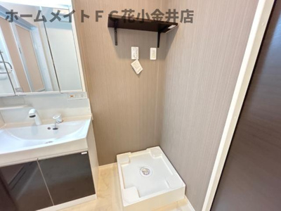 【その他】 | チャーム・ツートンB | 洗濯機置場