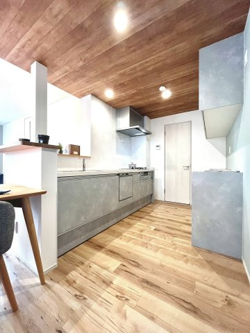 篠路8条6丁目のキッチン|人気の対面式キッチンは食洗機付きで洗い物もラクラク時短に◎