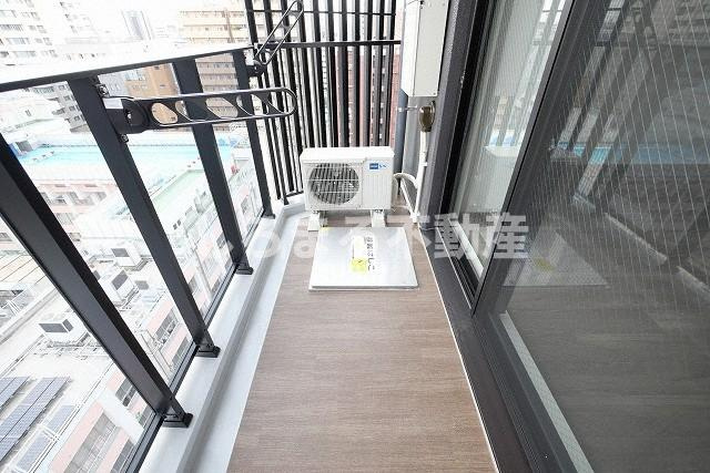 アクアプレイス江戸堀のバルコニー