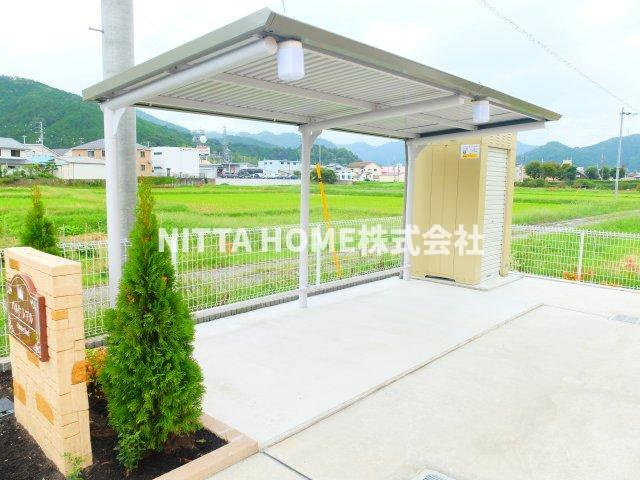 パルケ　レアルのその他共用部分|屋根付きの駐輪場は無料です○