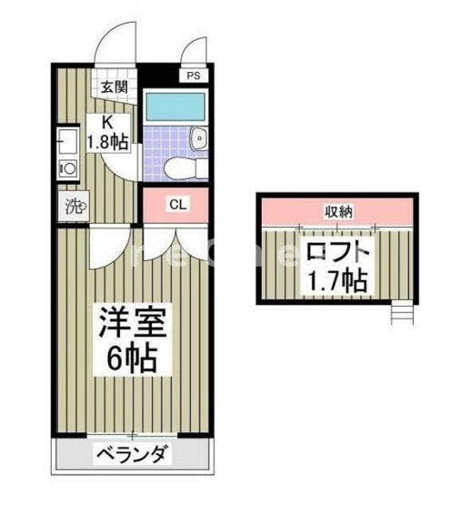 【間取り】 | ガーデンヒルズ新倉B棟