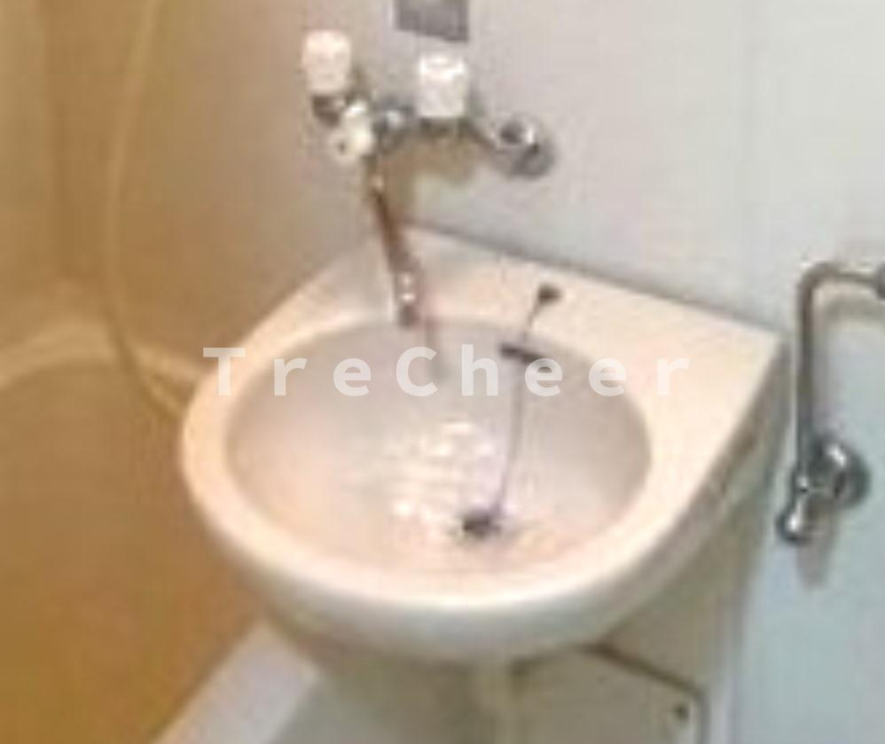 ガーデンヒルズ新倉B棟の洗面所