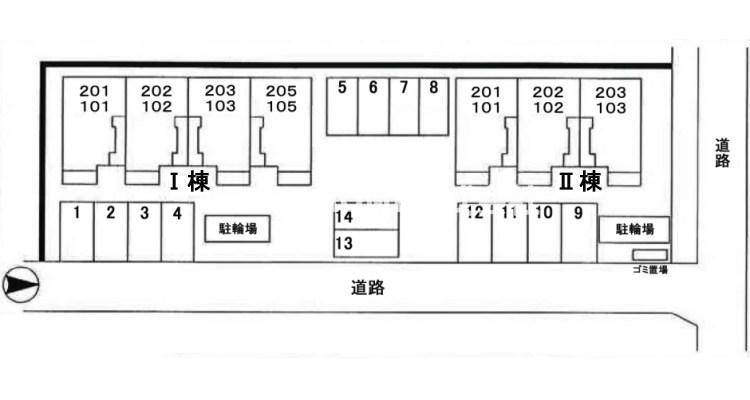 プリオールⅠの区画図