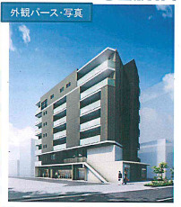 TOSHINCHO SK BLDG. 4区画の外観パース|外観パースです