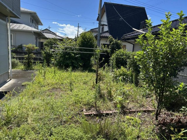 常陸太田市真弓町　中古戸建の庭