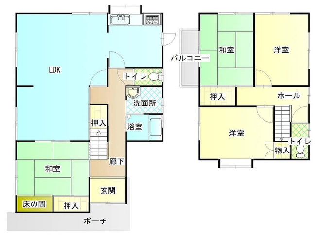 【間取り】 | 加古川市平岡町新在家　中古戸建 | 4LDKです。