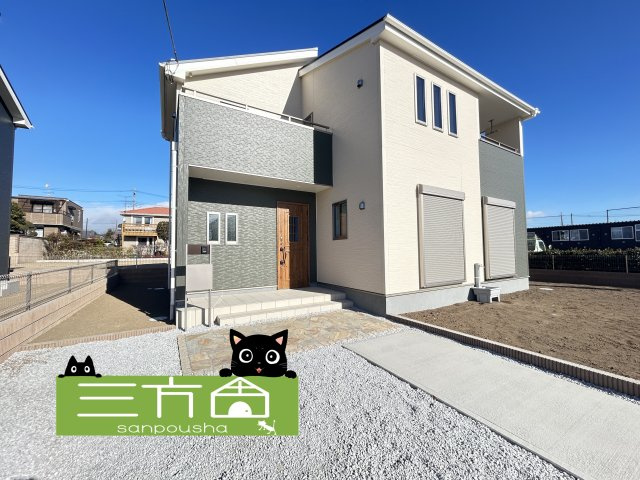 新築　前橋市堀越町第1　Livele Garden.S　2号棟の外観|現地写真　2025年12月完成しました！ご内覧等、お気軽にお問合せください♪　							
