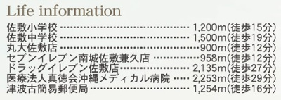 【周辺】 | 南城市佐敷新里（全4棟）2号棟 | 周辺♪