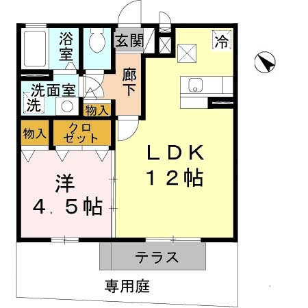 セントラルグレイスの間取り|パース写真
