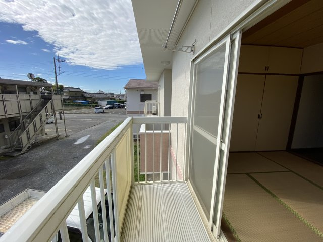 メゾン田中Aのバルコニー