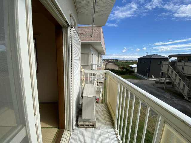 メゾン田中Aのバルコニー